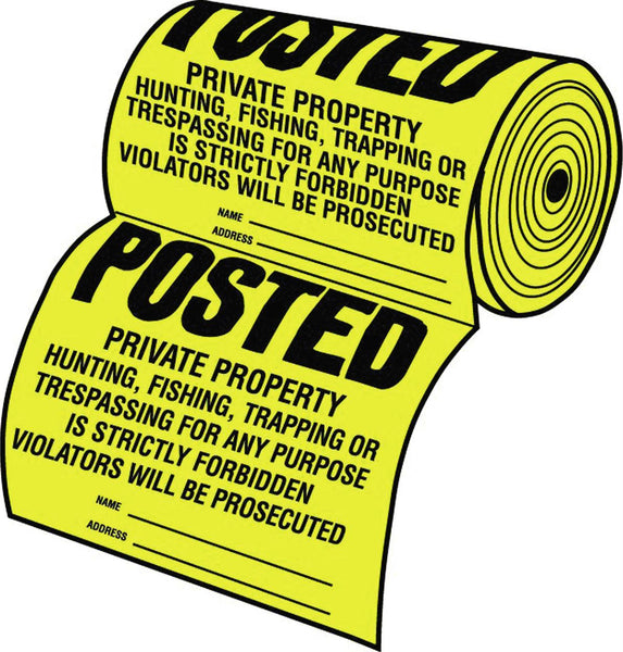 Posted Property Sign - aomega-products