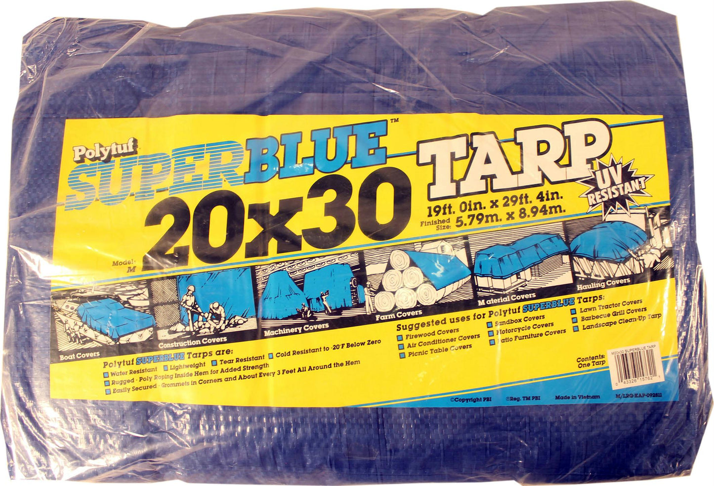 Super Blue Tarp (2.3oz) - aomega-products
