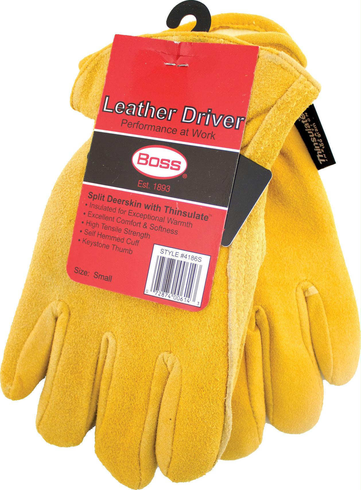 Therm Insulated Split Deerskin Driver Glove - aomega-products