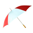 Red &amp; White 48 inch Auto Open Umbrella - aomega-products