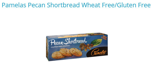 Pamelas Pecan Shortbread Wheat Free/Gluten Free (6x5lb)