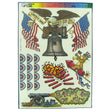 Patriotic Liberty &amp; Justice Window Cling Decorations - aomega-products