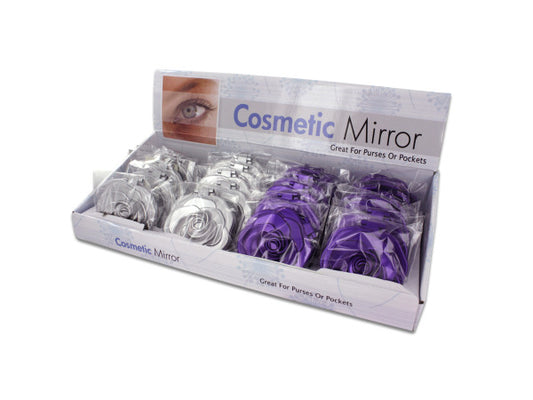Rosette Design Cosmetic Mirror Countertop Display - aomega-products