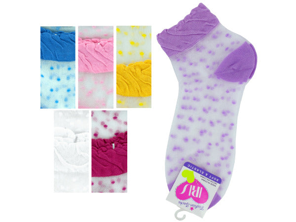 Mid Cut Dots Socks - aomega-products