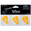 Removable Yellow Cheer Tattoos - aomega-products