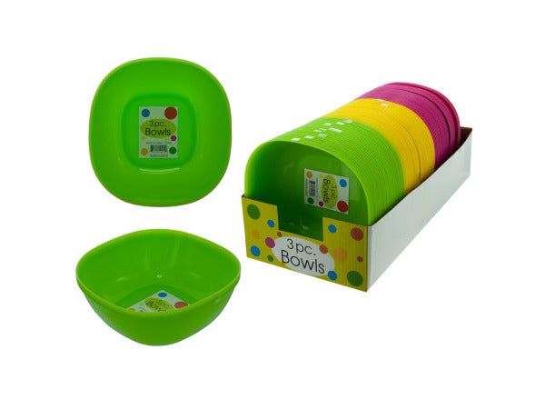 Plastic Bowl Set Countertop Display - aomega-products