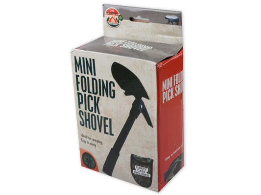 Mini Folding Pick Shovel with Compass - aomega-products