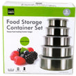 Nesting Metal Food Storage Container Set - aomega-products
