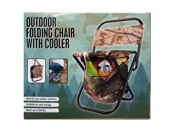 Outdoor Folding Chair with Cooler Bag - aomega-products