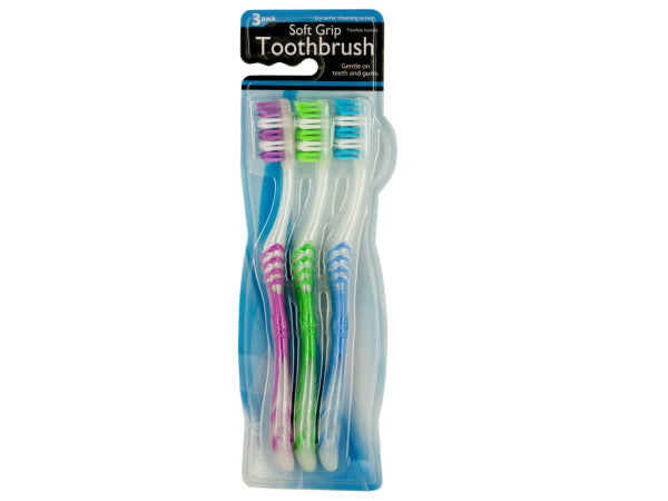Soft Grip Toothbrush Set - aomega-products