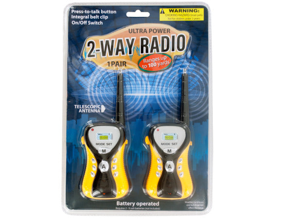 Ultra Power 2-Way Radio Set - aomega-products