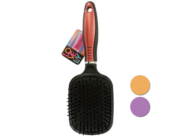 Paddle Hairbrush with Built-In Mirror - aomega-products