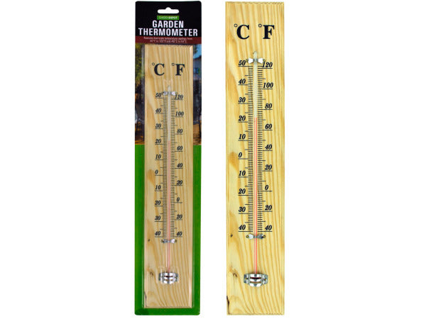 Wooden Garden Thermometer - aomega-products