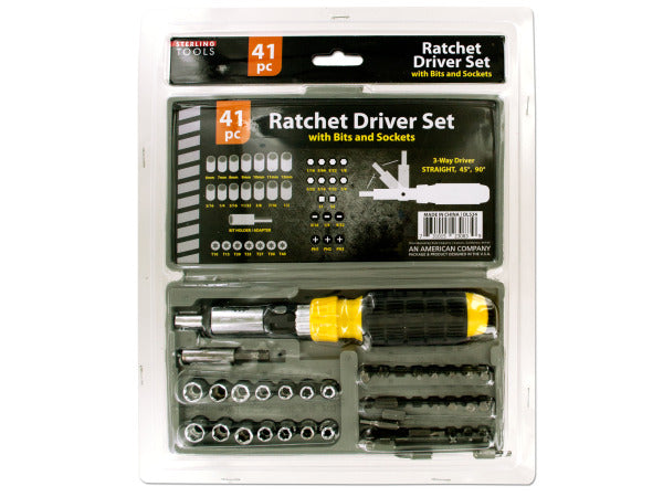 Ratchet Driver Set with Carrying Case - aomega-products