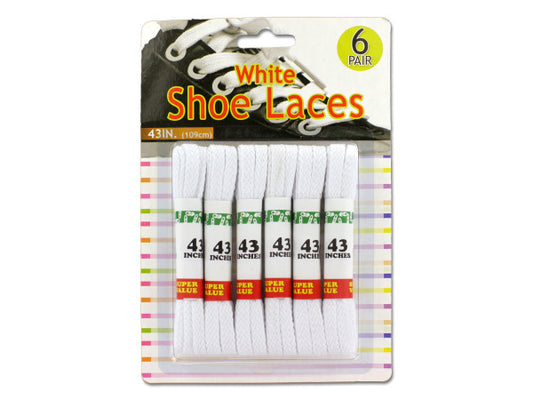 White Shoe Laces - aomega-products