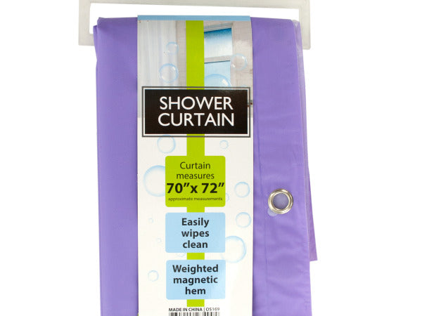 Shower Curtain with Weighted Magnetic Hem - aomega-products