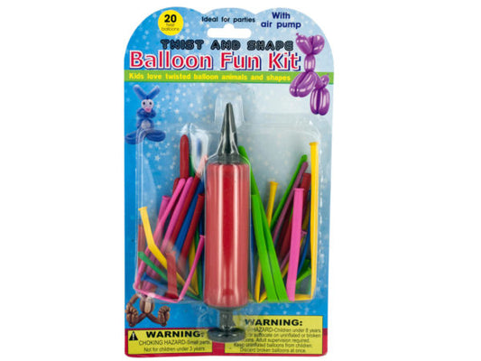 Twist &amp; Shape Balloon Fun Kit with Pump - aomega-products