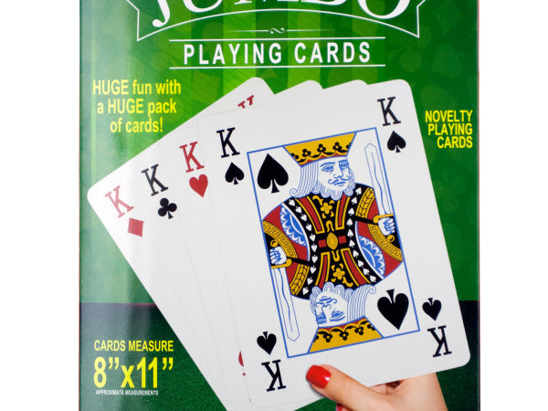 Jumbo Novelty Playing Cards - aomega-products