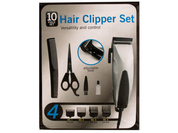 Hair Clipper Set with Precision Steel Blades - aomega-products