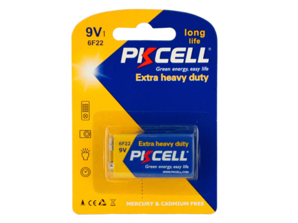 PKCELL Heavy Duty 9V Battery - aomega-products