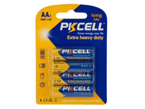 PKCELL Heavy Duty AA Batteries - aomega-products
