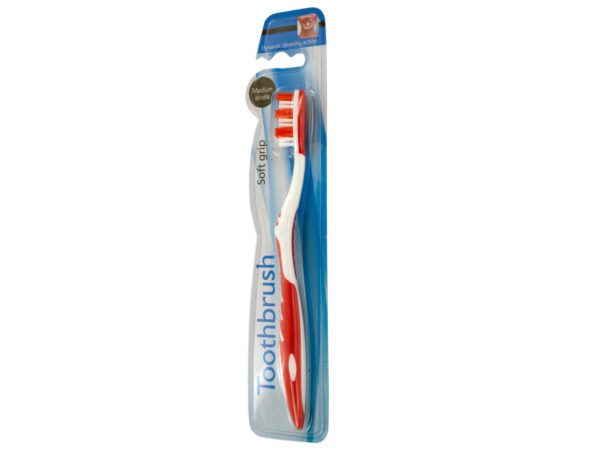 Soft Grip Medium Bristle Toothbrush - aomega-products