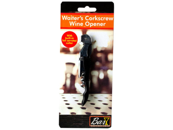 Waiter's Corkscrew Wine Opener - aomega-products
