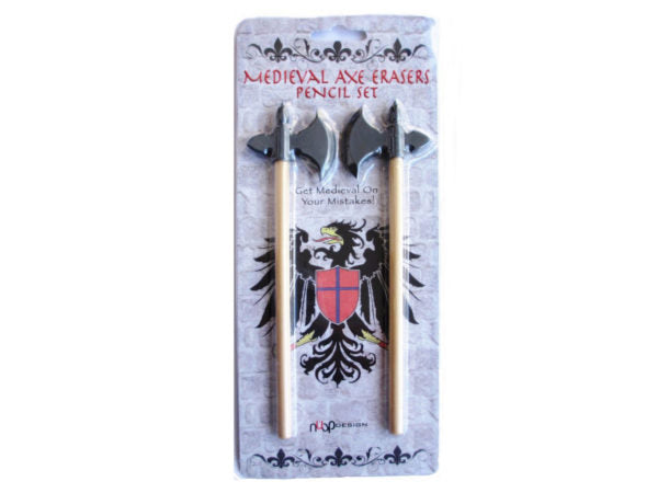 Medieval Axe Erasers Pencil Set - aomega-products
