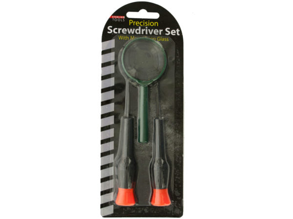 Precision Screwdriver Set with Magnifying Glass - aomega-products