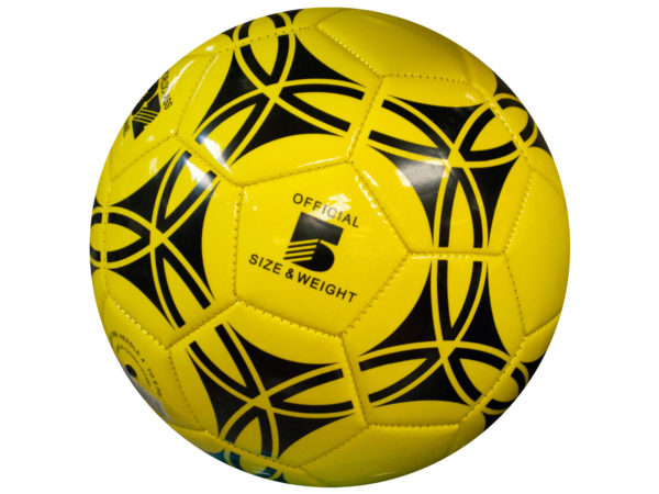 Size 5 Glossy Patterned Soccer Ball - aomega-products