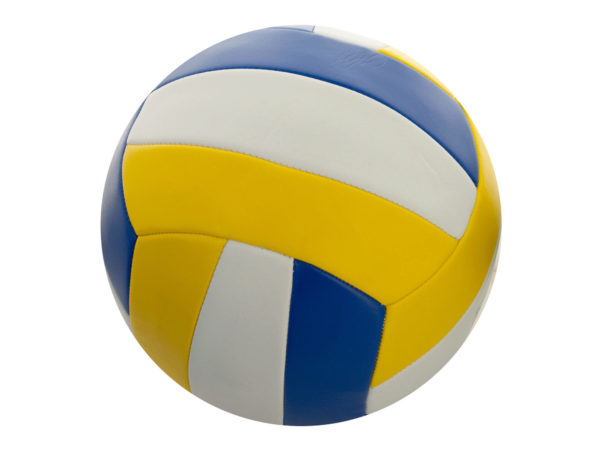 Size 5 Yellow &amp; Blue Volleyball - aomega-products