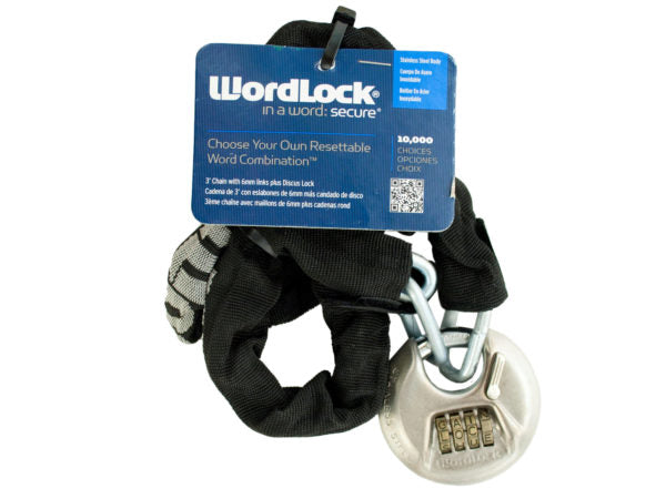 WordLock Shielded Stainless Steel Discus Bike Lock - aomega-products
