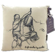 Life Side by Side Embroidered Accent Pillow - aomega-products