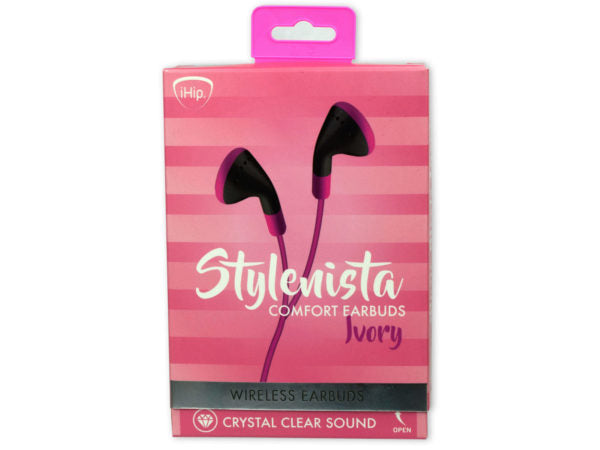 iHip Pink Stylenista Wireless Bluetooth Earbuds - aomega-products