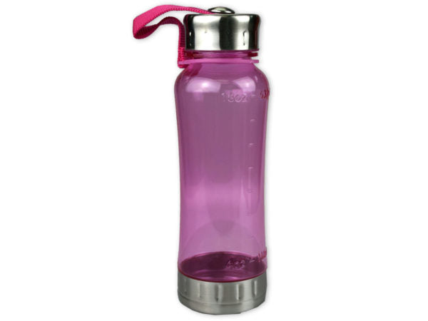 Pink Pacey Bottle with Silver Lid 22 oz - aomega-products
