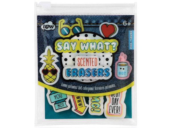 Say What? Scented Mini Erasers 10 Pack - aomega-products
