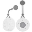 White AquaSound Rugged Bluetooth Shower Speaker - aomega-products