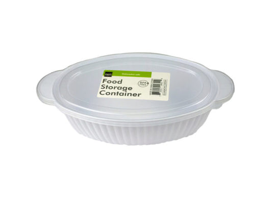 Oval Container with Lid - aomega-products