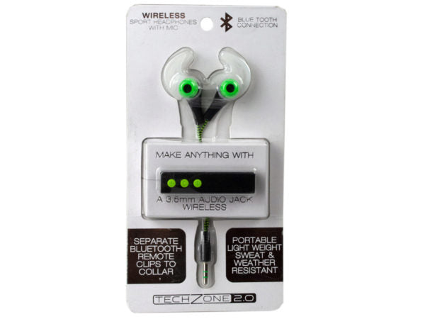 Tech Zone Bluetooth Sport Earbuds - aomega-products