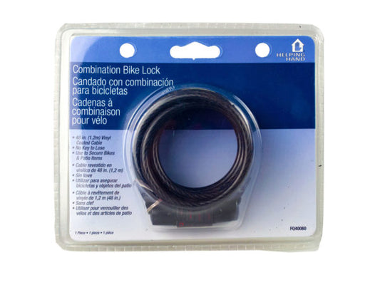 Helping Hands 48" Combination Bike Lock - aomega-products