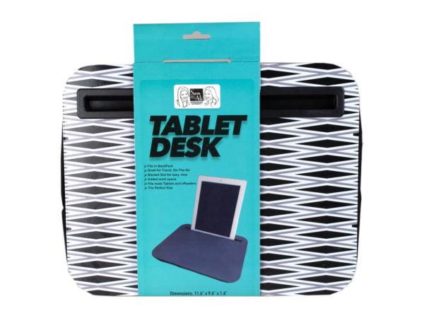 Travel Size Tablet Lap Desk in Assorted Colors and Prints - aomega-products