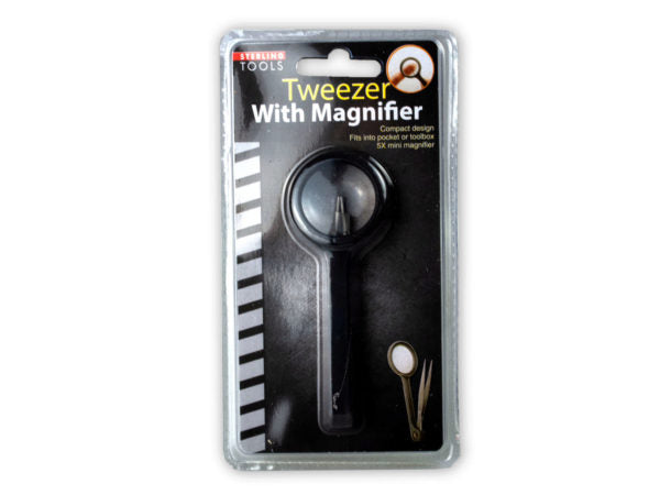Tweezers with Magnifier - aomega-products