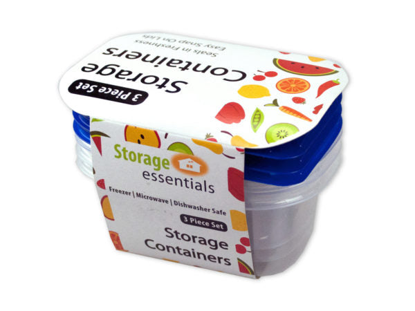 Rectangular Food Storage Containers with Lids - aomega-products