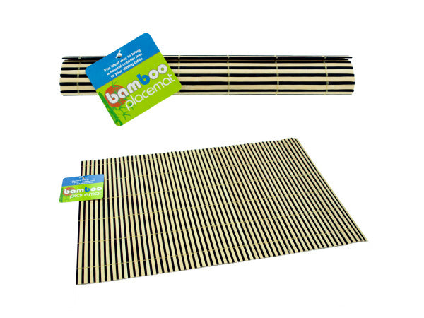 Striped Bamboo Placemat - aomega-products