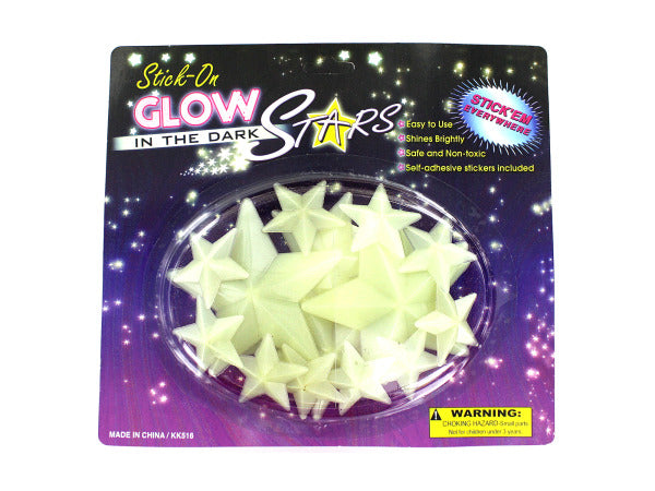 Stick-On Glow in the Dark Stars Set - aomega-products