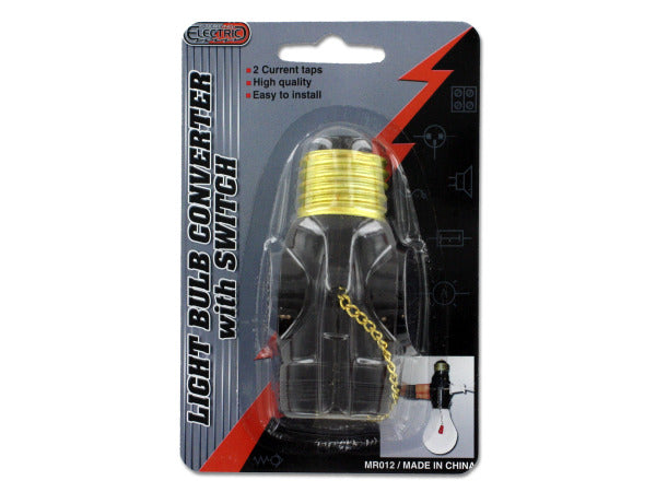 Light Bulb Converter with Switch - aomega-products
