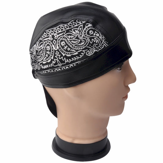 White Pattern Design Skull Cap - aomega-products
